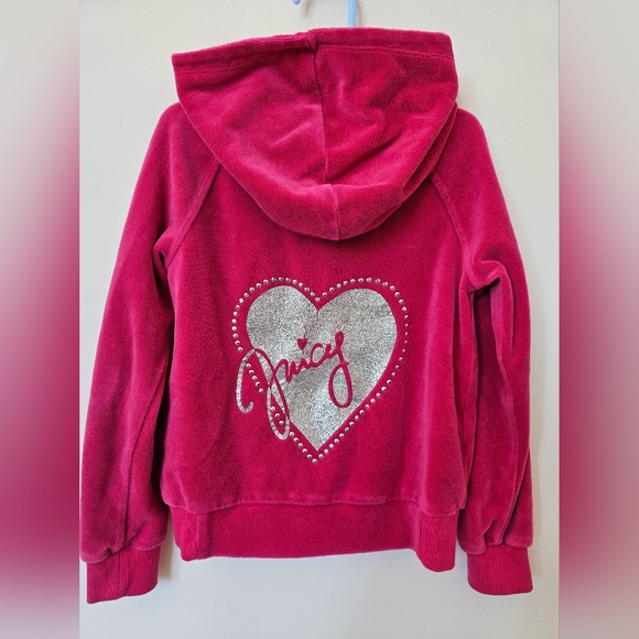 Juicy Couture girls Hoodie and Jogger set Size 7 - Picture 3 of 8